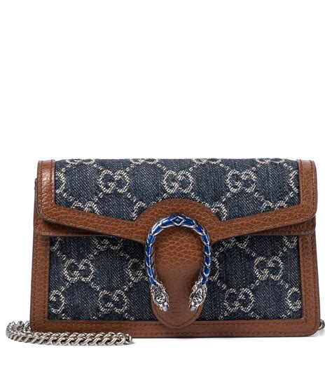 gucci mini denim bag|Gucci denim crossbody bag.